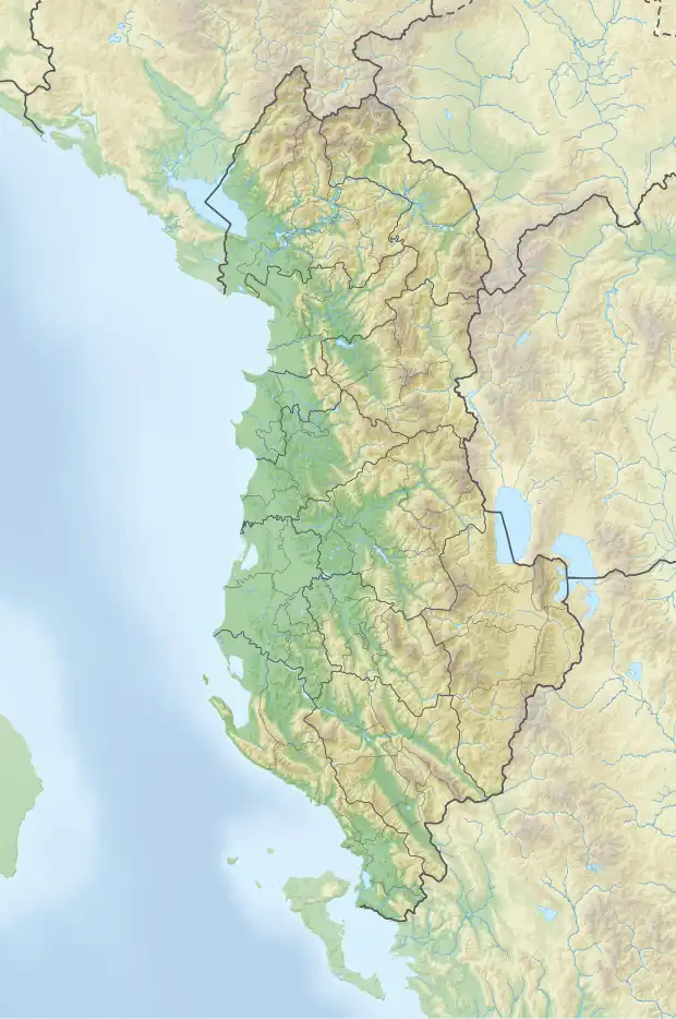 Butrint is located in Albania