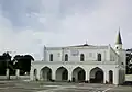 Mosque and car park
