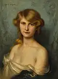 A Young Beauty With Red Hair