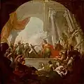 Alexander Cutting the Gordian Knot (1708)