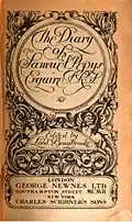 The Diary of Samuel Pepys Esquire, F.R.S.