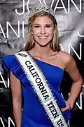Miss California Teen USA 2019 Alina Carranza, Los Angeles, California on March 14, 2019