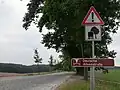 The German Avenue Road on the island of Rügen
