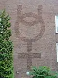 Stylized Mercury symbol