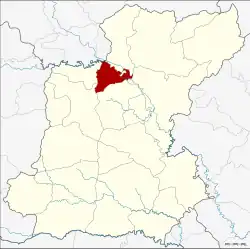 District location in Roi Et province