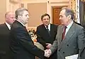 With Mintimer Shaimiev in 2003