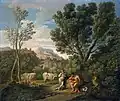 Mercury and Argus by Andrea Locatelli (1st half of 18th century)
