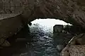 Angitis source inside the cave