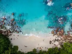 Beach Anse Lazio