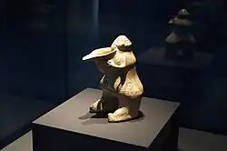 Ancient pottery from Bābā Jān Tepe, around 750 BC