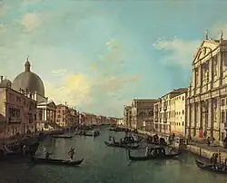 Il Canal Grande dalla chiesa di Santa Maria di Nazareth