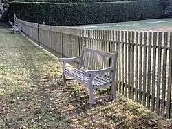Seats outside Mulford Farm