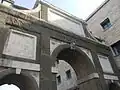 Upper section facing piazzale Sisto V