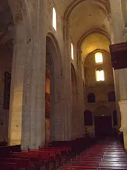Nave of the Church of St. Trophime, Arles (late 12th century to 15th century
