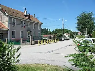 The town hall in Arrentès-de-Corcieux