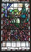 Detail of the Christopher Whall window