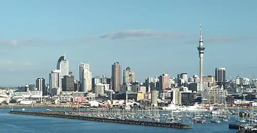 Auckland from the Harbour Bridge