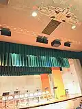 Inside the Plummer Park auditorium.