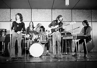 On stage in 1969, Germany