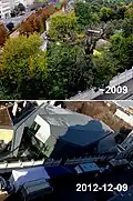 The site in 2009&nbsp;vs.&nbsp;2012