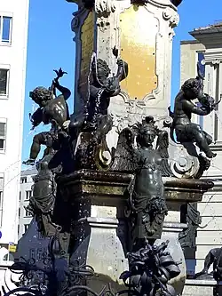Hubert Gerhard, Fountain of Augustus in Augsburg, 1589-1594)