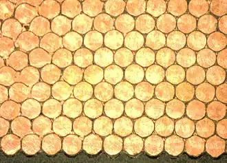 Polished cut image of orthocyclic winding