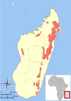 Map of range