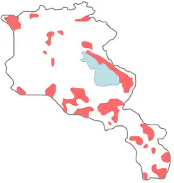 Distribution of Azerbaijanis in the Armenian SSR, 1926.
