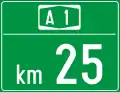 Mileage on the highway