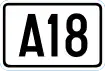 A18 road (Belgium)