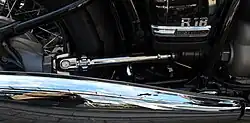 Exposed cardan shaft