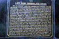 Plaque at Baba Harbhajan Singh's shrine.