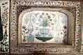 Pietra dura on mausoleum interior wall