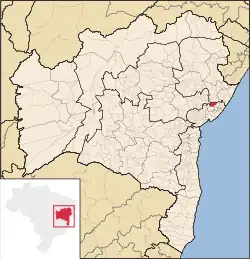 Location of Catu