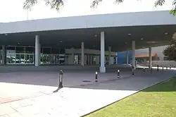 View of the Dignity Health Theater and Convention Center's Entrance