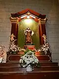 Old Side reredos with St. Monica, the mother of St. Augustine