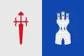 Flag of Algorfa (Alicante) Spain