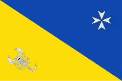 Flag of Alfántega, Spain