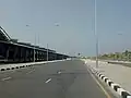 New road near the entrance