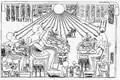 Banquet scene of the royal family