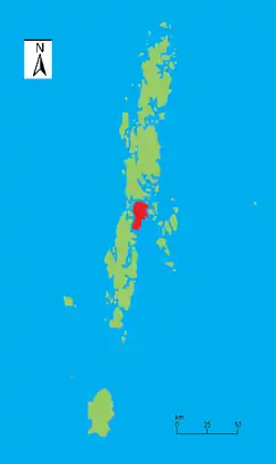 Location of Baratang