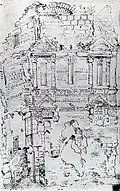 Ruins of Barbara Baths by Alexandre Wiltheim, c. 1620