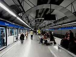 The platform of Line 5