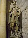 Saint Genis with theatrical mask
