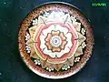 Image 13The Pasto Lacquer is a decorative handicraft of precolumbian origin, that uses a type of natural rubber (the resin of the Mopa-mopa tree, Elavagia pastoensis Mora) which is colored and then stretched over woodwork pieces. (from Colombian handicrafts)
