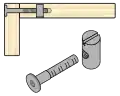 Sketch of use in wood construction