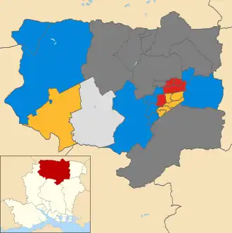 2010 results map