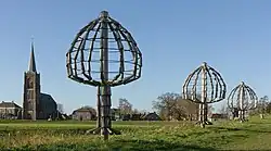 Sculpture (de Boombeelden) designed by Marc de Roover