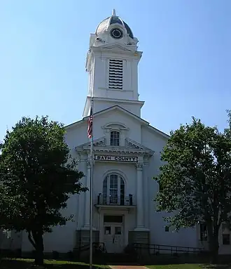 Bath County Courthouse in Owingsville