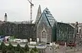 The building under construction